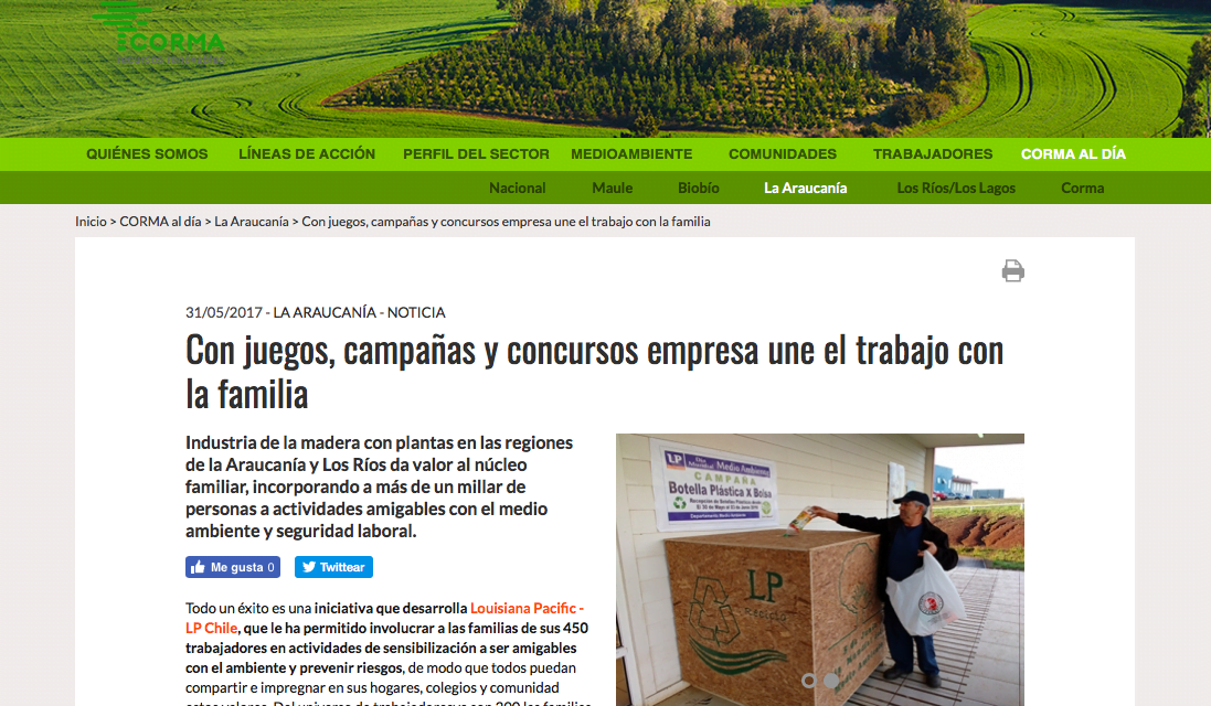CORMA DESTACA CONCILIACIÓN TRABAJO Y FAMILIA EN NUESTRA EMPRESA