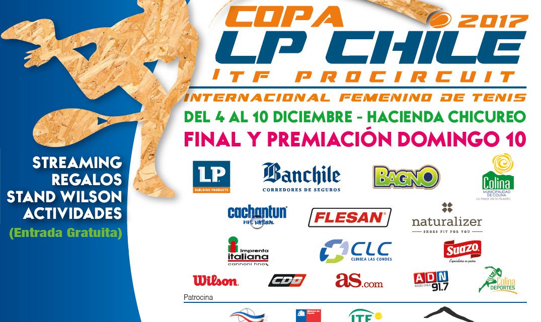 LP promueve torneo internacional de tenis femenino