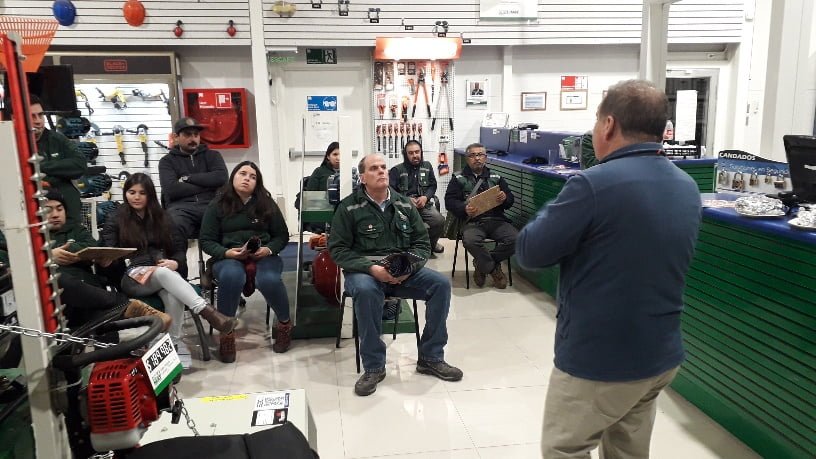 Capacitación para cadena ChileMat