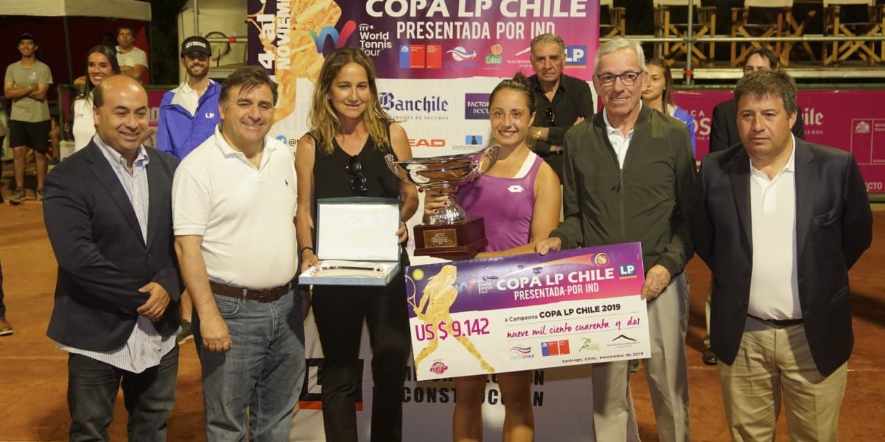 Italiana Cocciaretto ganó la Copa LP Chile Tenis Femenino