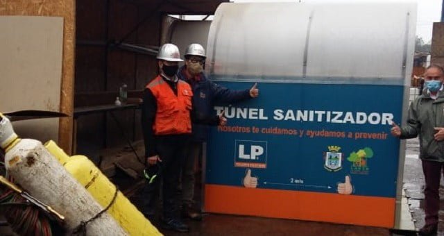 LP Chile aporta Túneles Sanitarios a sus comunidades